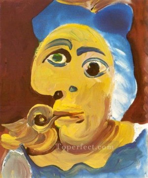 Tete et l oseau 1971 1 Cubist Oil Paintings